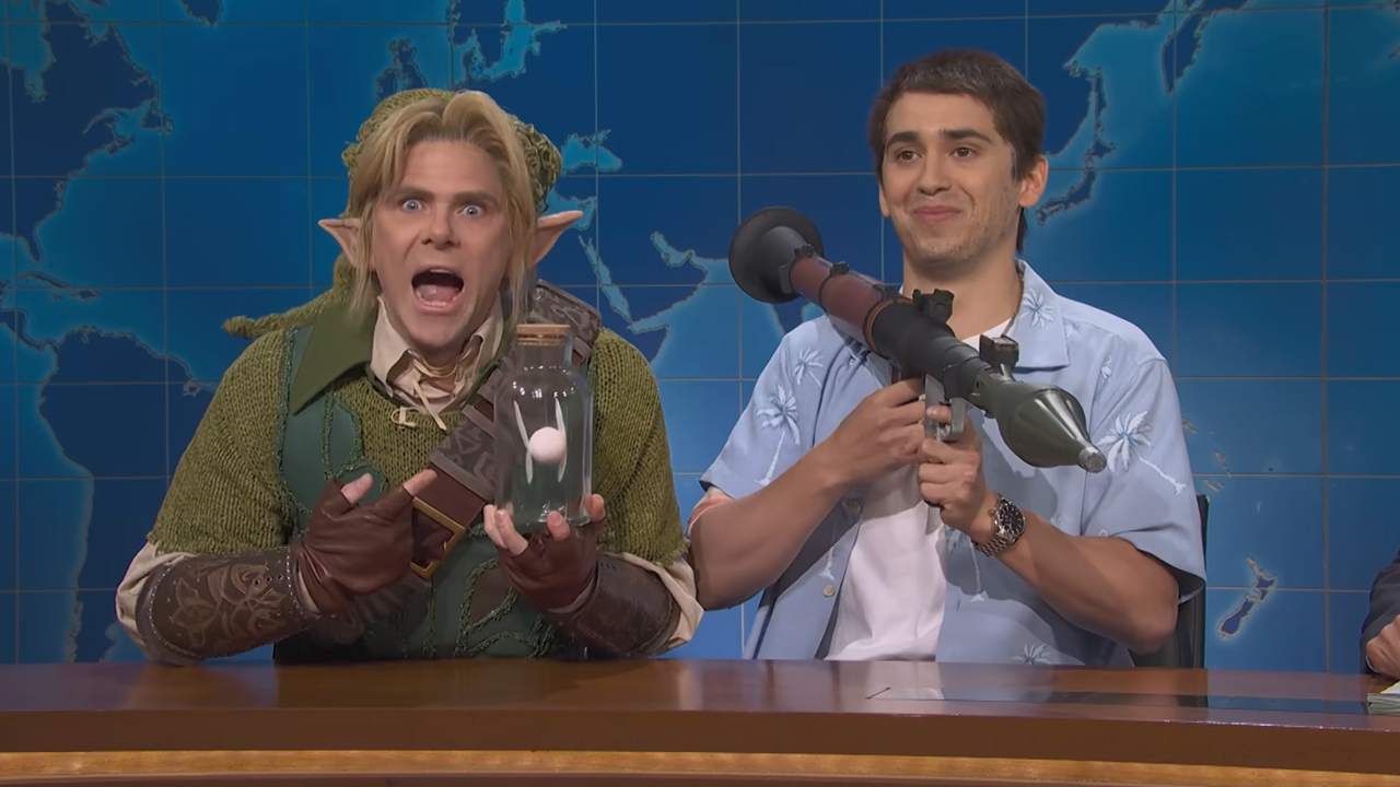 SNL推出由Jason与Link出演的短剧，点评GTA6与塞尔达传说：智慧的回响之争