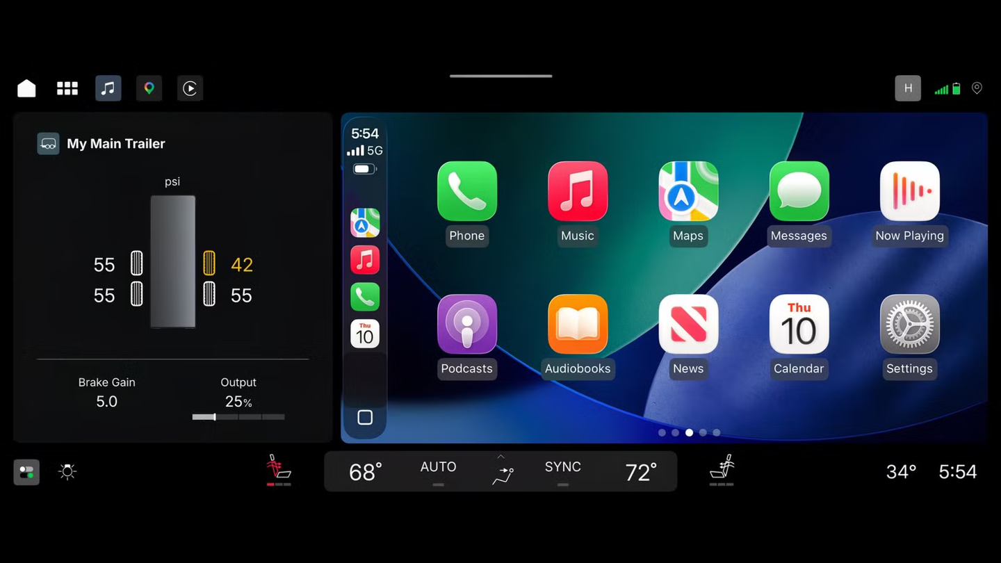 通用汽车推出 2027 款雪佛兰 Silverado 1500/GMC Sierra 1500 车型，将 CarPlay / Android Auto 整合入自家车机卡片