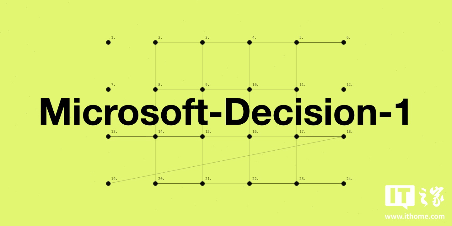 微软推出 Microsoft-Decision-1 决策模型，基于 Qwen3.5-9B