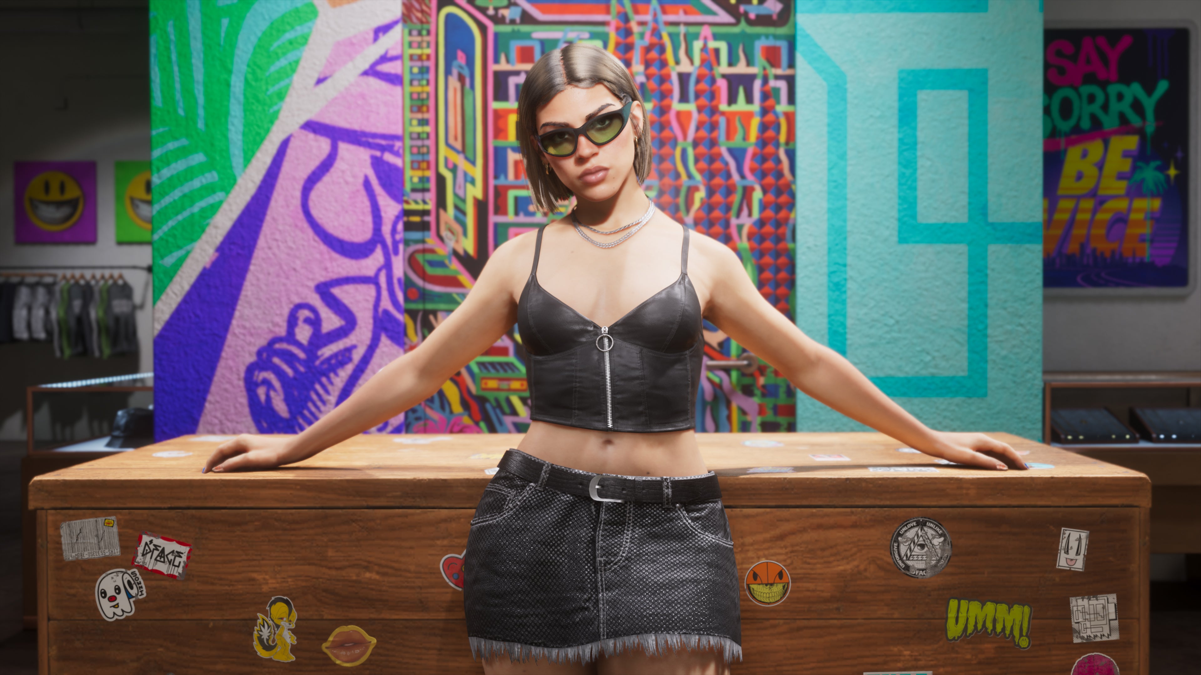 最新泄露的 GTA6 视频显示露西亚全裸，引发玩家质疑