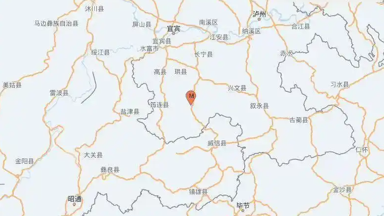 四川宜宾3.7级地震