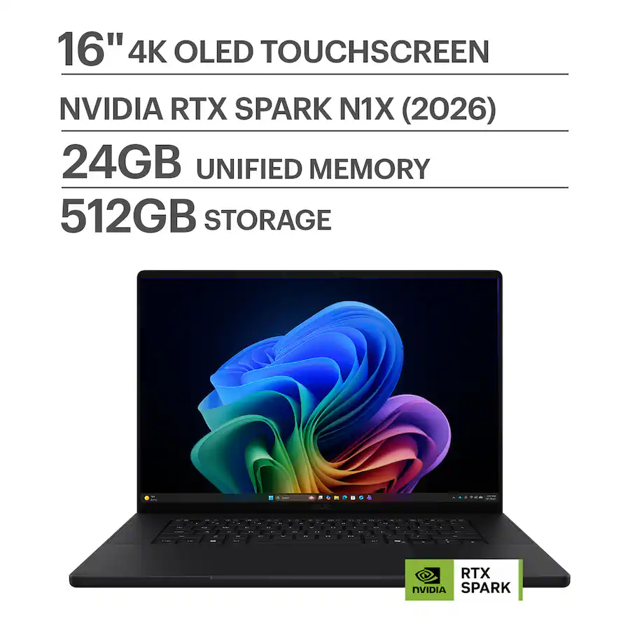 16" 4K OLED TOUCHSCREEN  NVIDIA RTX SPARK N1X (2026)  24GB UNIFIED MEMORY  512GB STORAGE